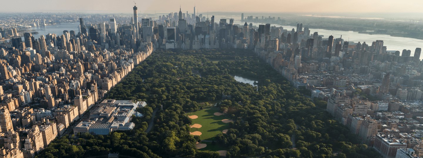 Pemandangan New York dan Central Park