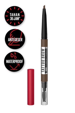 dark brown tattoo brow pencil T1