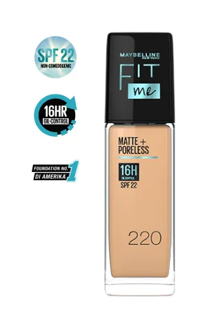 face make up foundation fit me matte poreless foundation Buff Beige