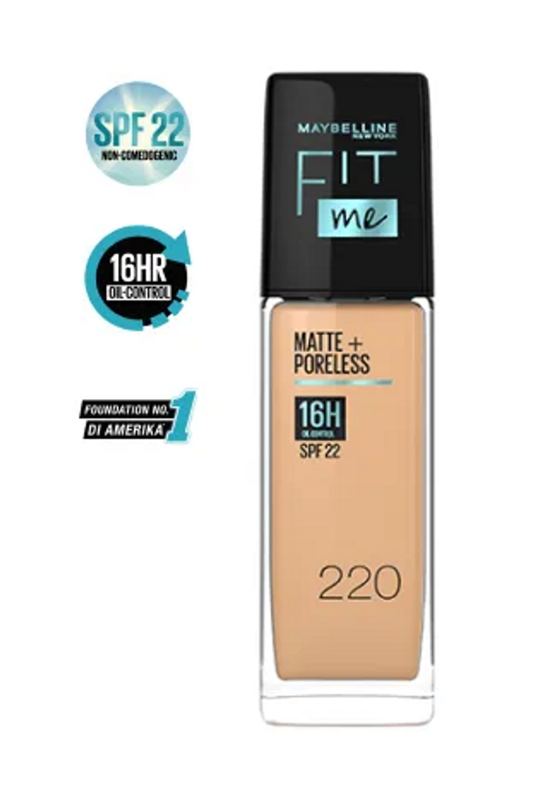 face make up foundation fit me matte poreless foundation Buff Beige