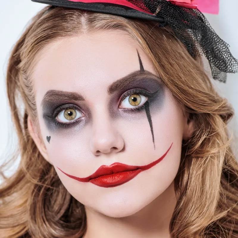 makeup halloween scary clown