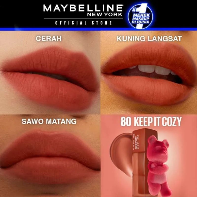 Foto produk Maybelline Superstay Teddy Tint: 80 Keep It Cozy