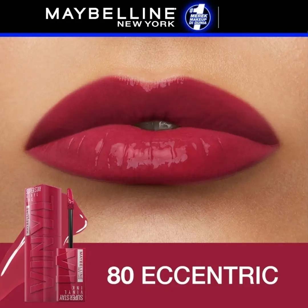 Foto produk Maybelline Superstay Vinyl Ink: 80 Eccentric